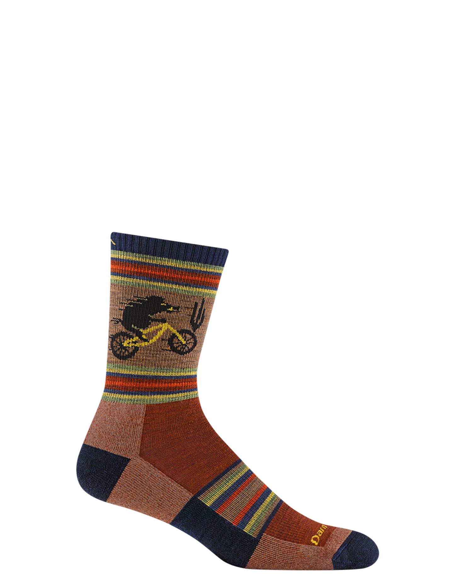 Men's hiking socks - Micro Crew - Chestnut