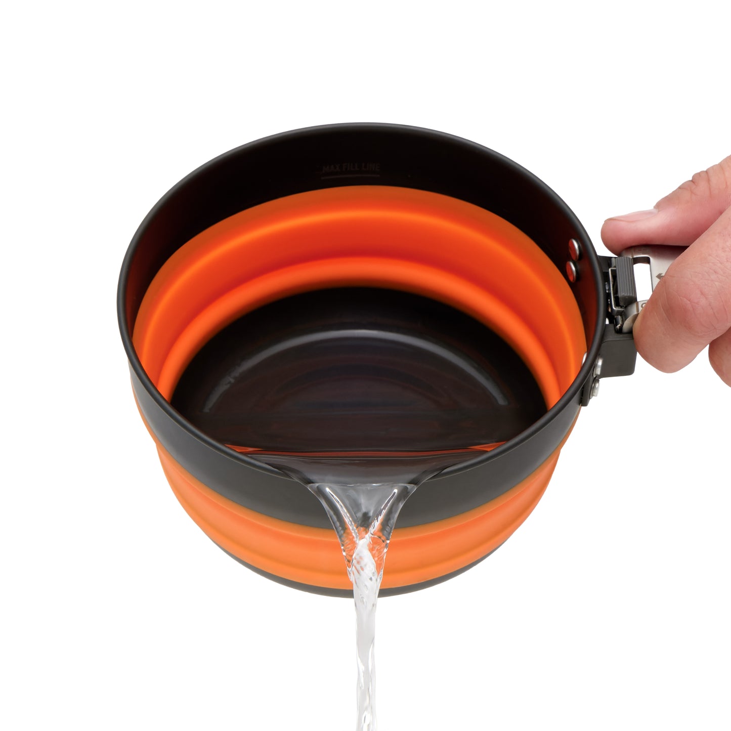 Ultralichte opvouwbare kookpot