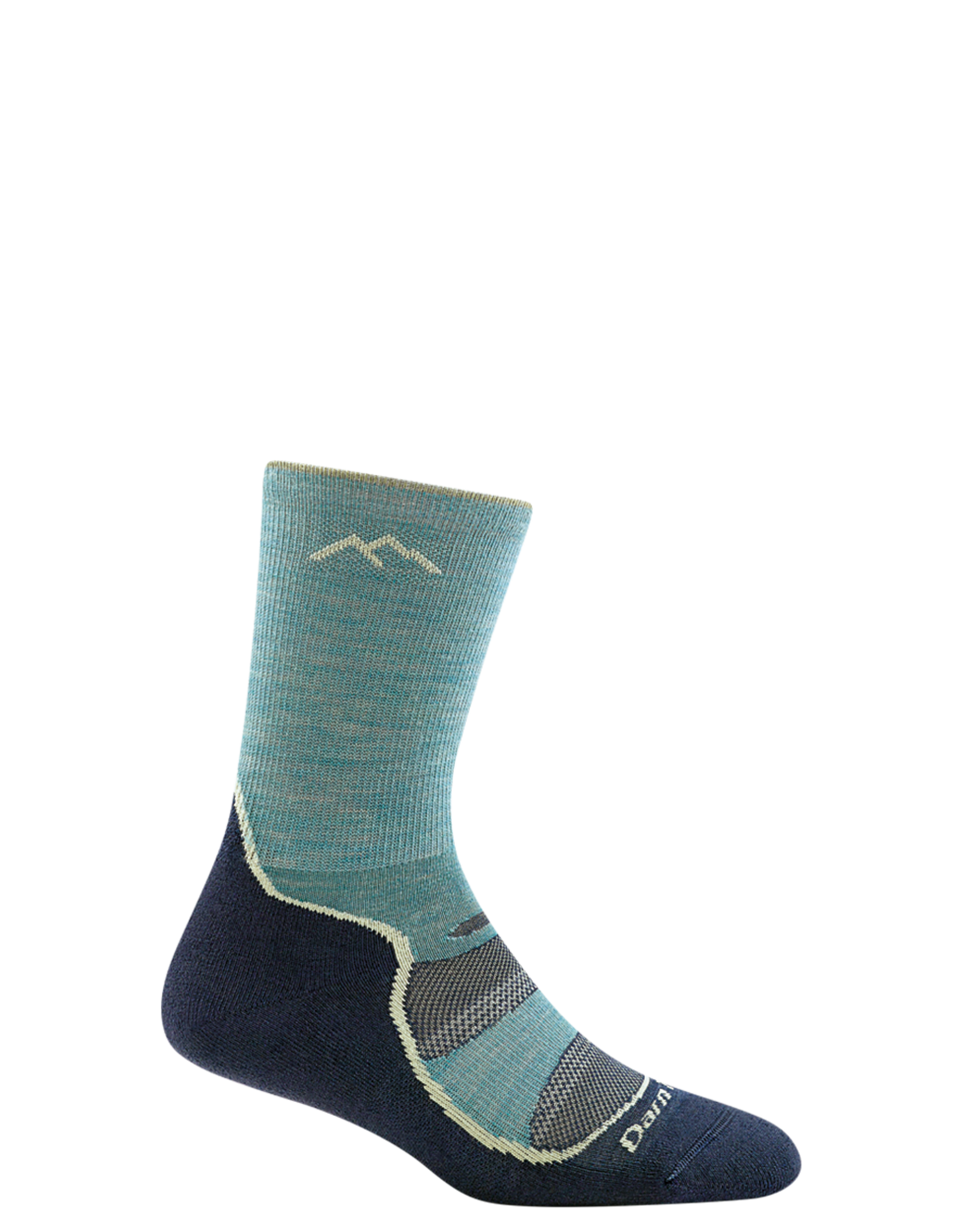 Heren wandelsok - Micro Crew - Aqua